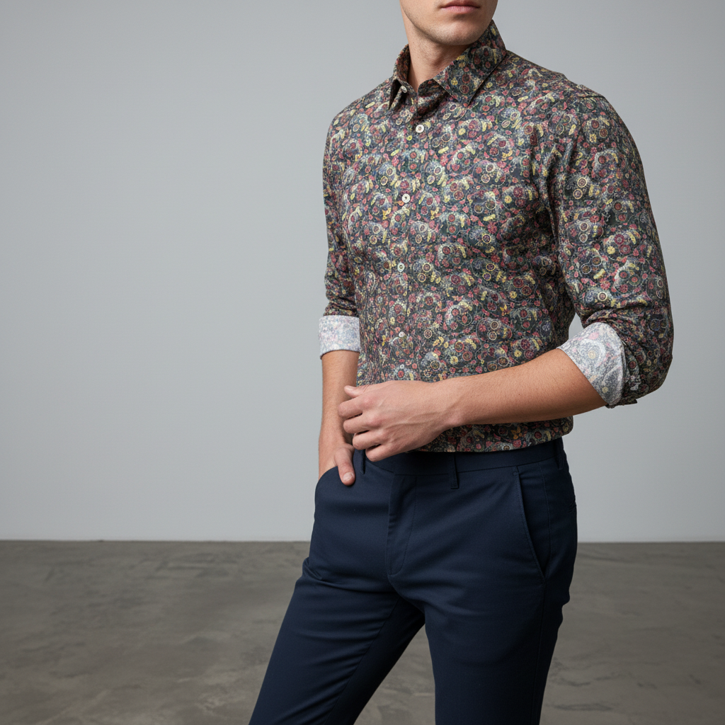 Chemise paisley lifestyle