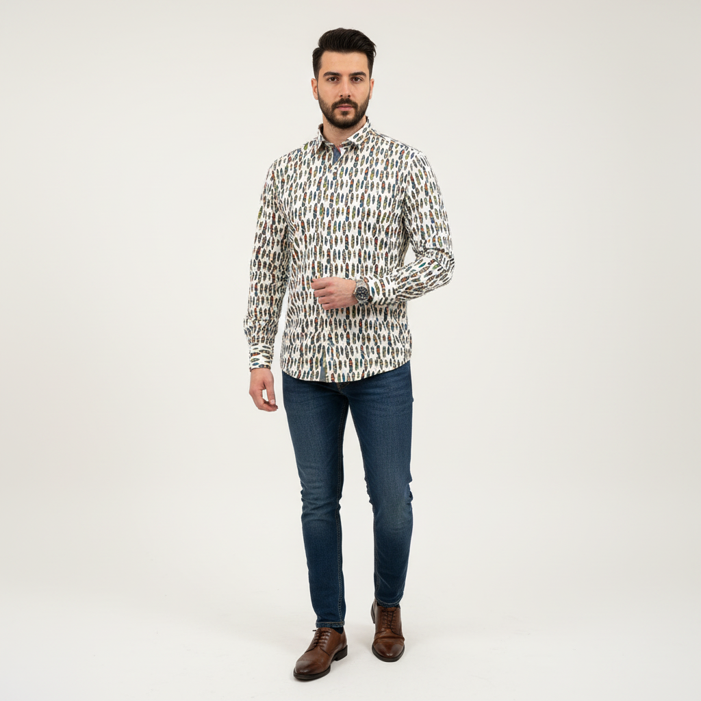 Chemise plumes lifestyle