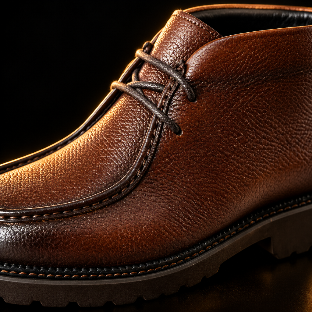 Détails et matières de la chaussure