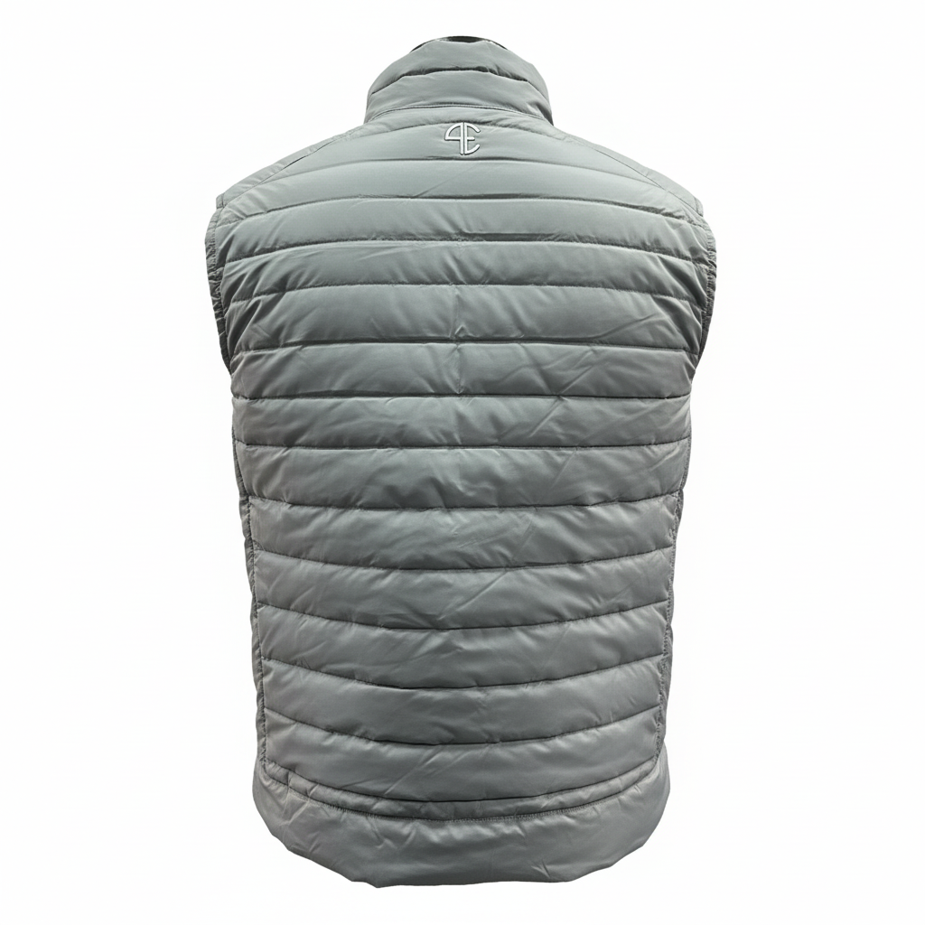 Doudoune grise - Arrière