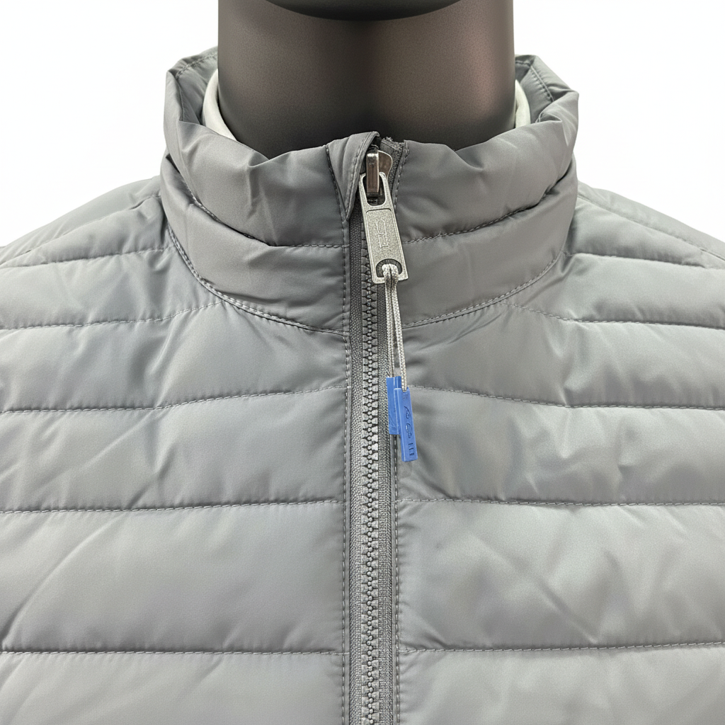 Doudoune grise - Détail