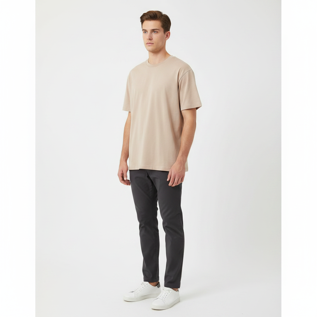 Frilivin tshirt beige 3/4