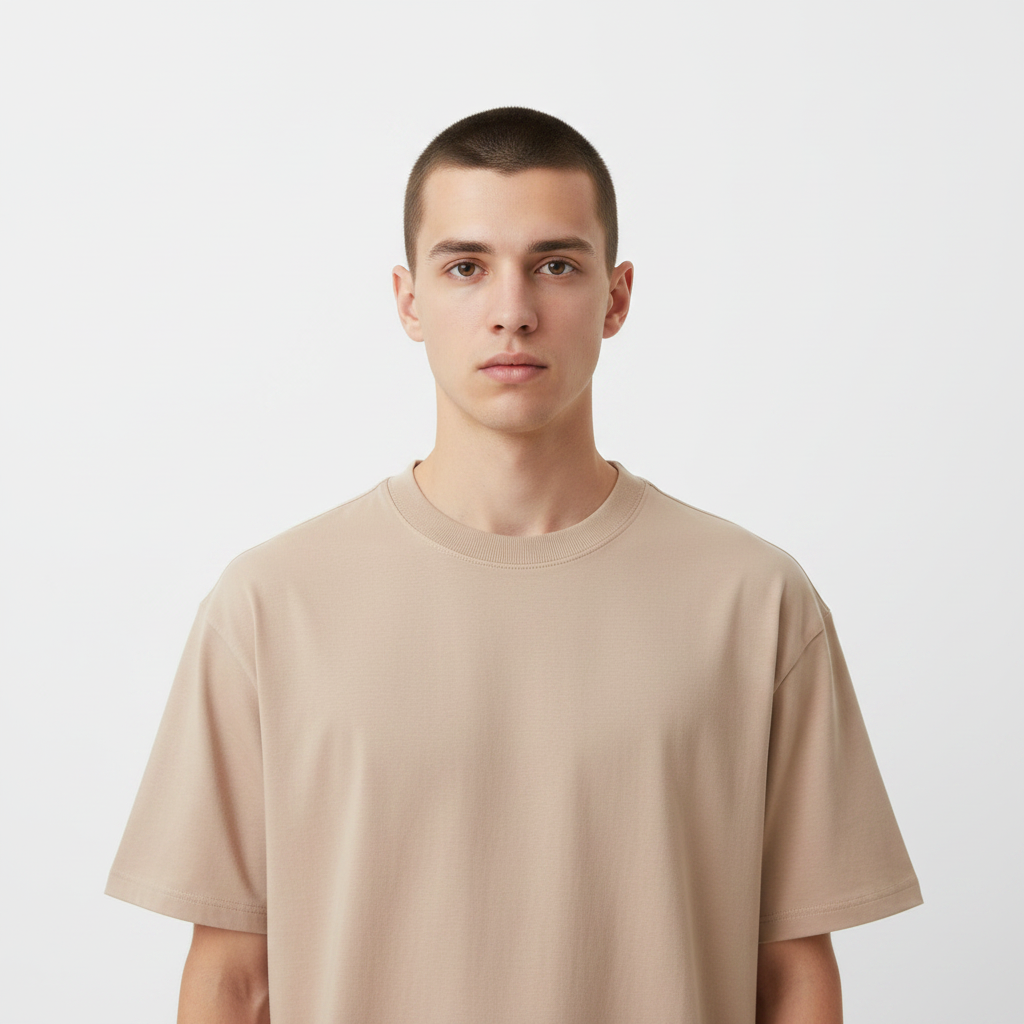 Frilivin tshirt beige buste