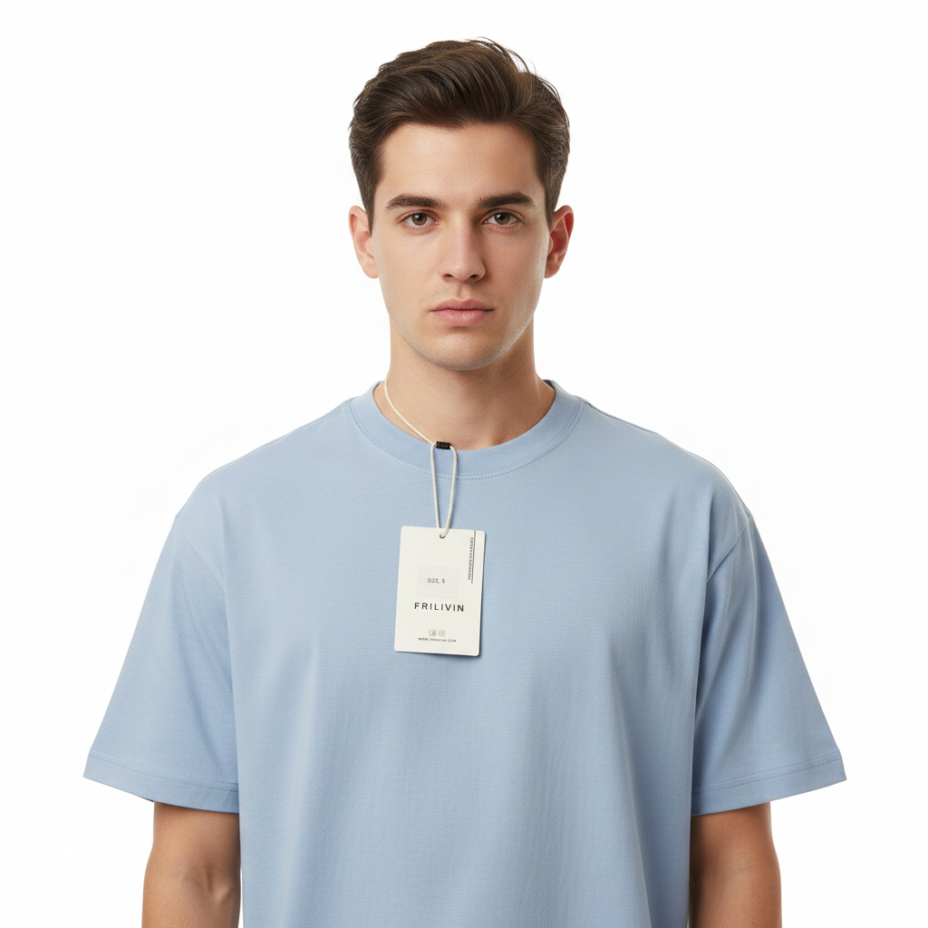 Frilivin tshirt bleu buste