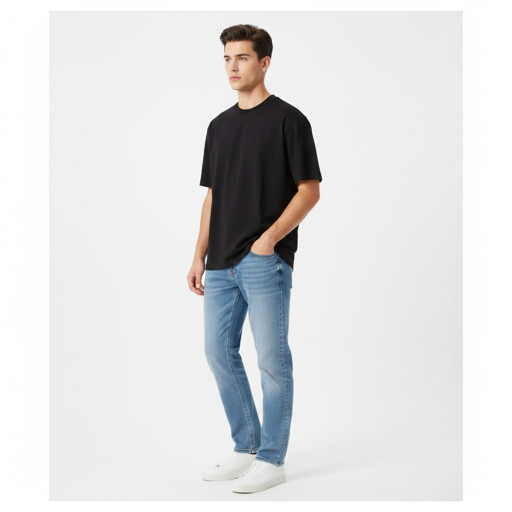 Frilivin tshirt noir 3/4