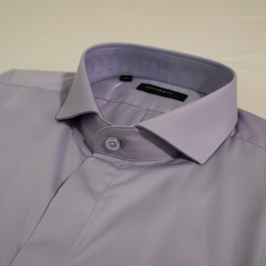 Gros plan col et boutons