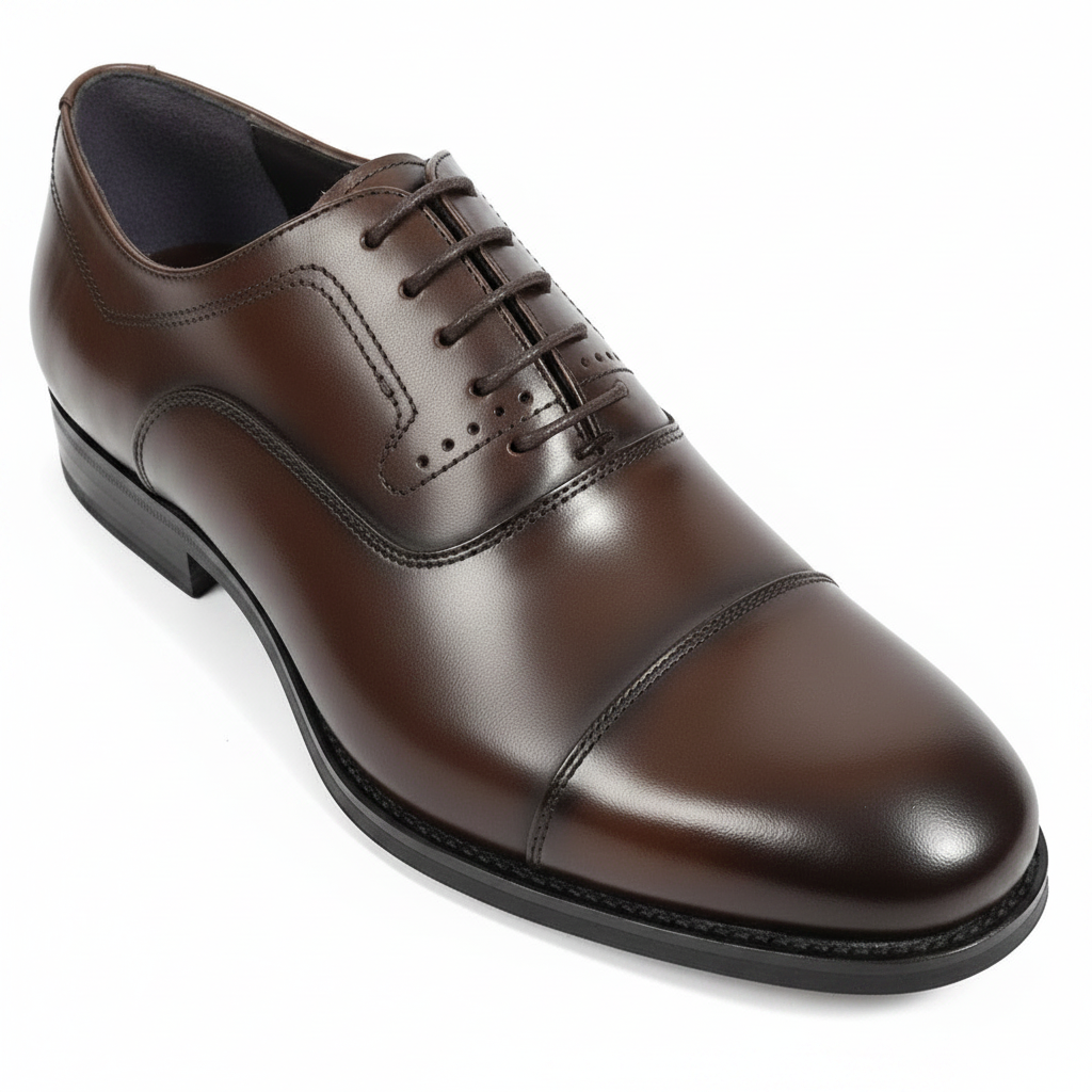 Oxford marron - détail