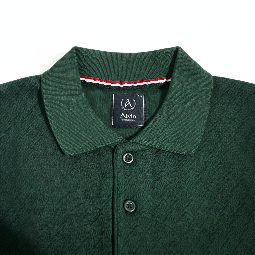 Photo détail col et boutons