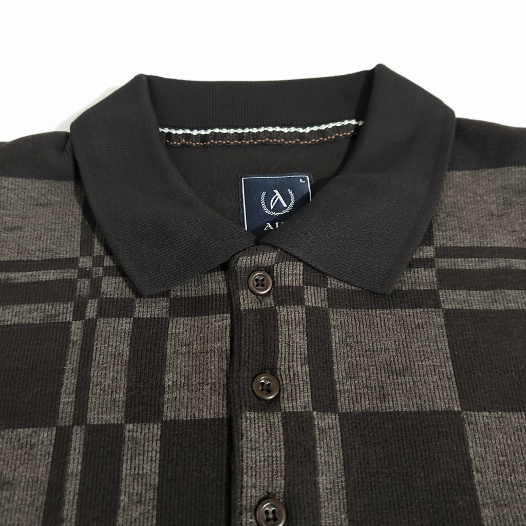 Photo détail col et boutons