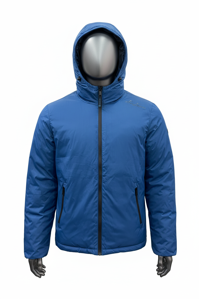 Photo e-commerce - Veste bleue vue de face