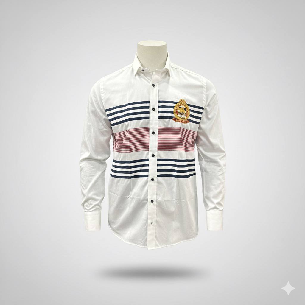 Baurotti Chemise Coton Satiné Made in Italy