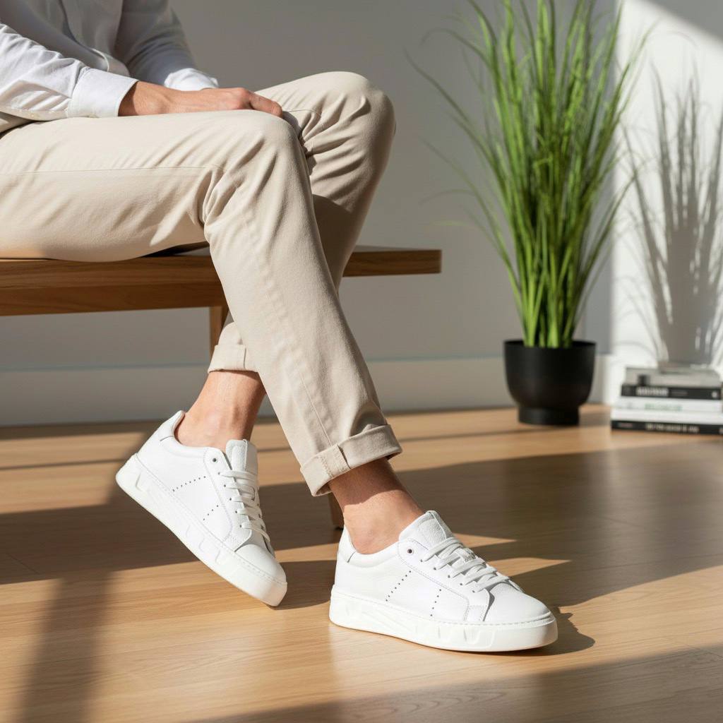 M.V Brand ART.PASOL23 Bottolato Bianco Made in Italy