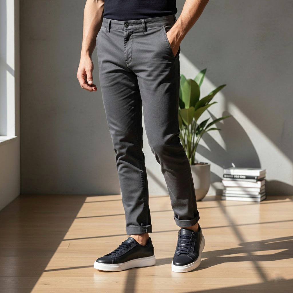 Walking Shoes Black Made in Italy