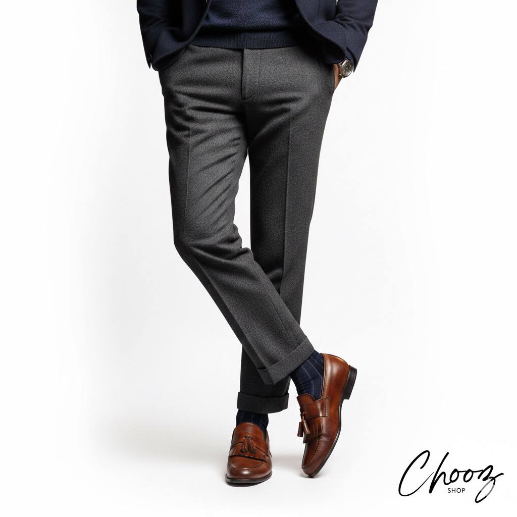 Monk con frangia Marrone Made in Italy