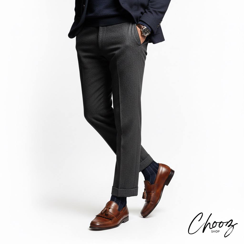 Monk con frangia Marrone Made in Italy