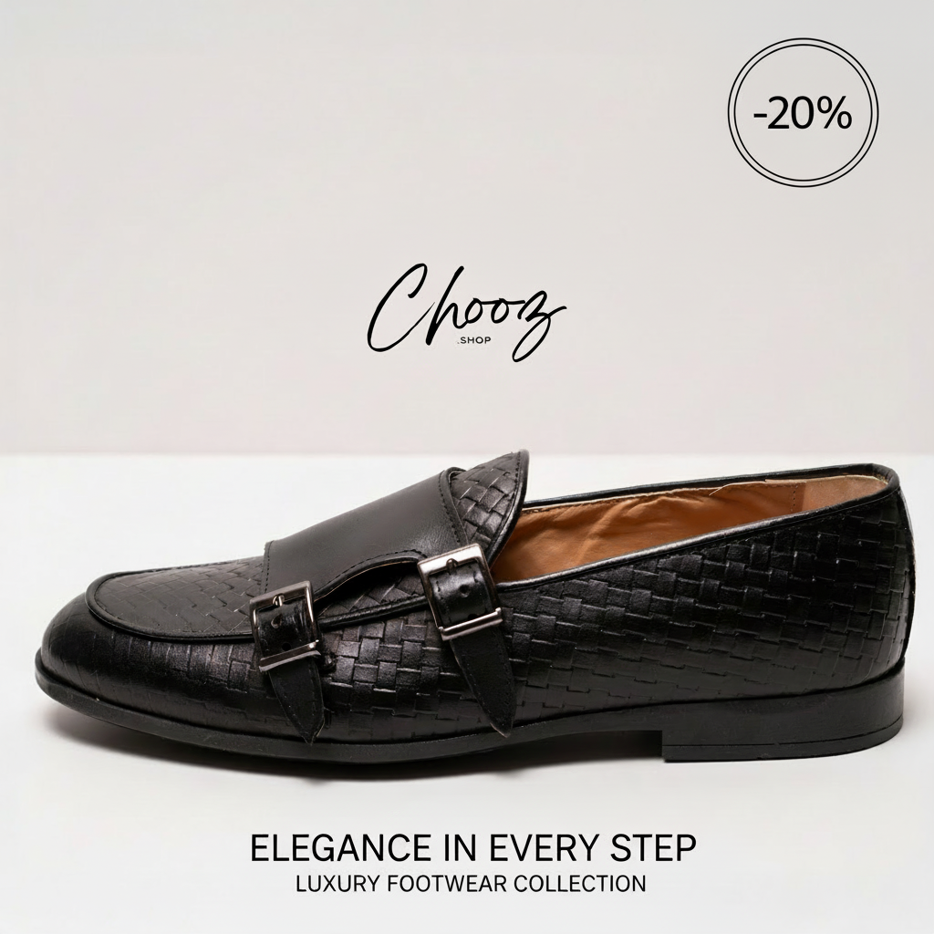 Publicité SOLDES -20% Mocassins Tressés