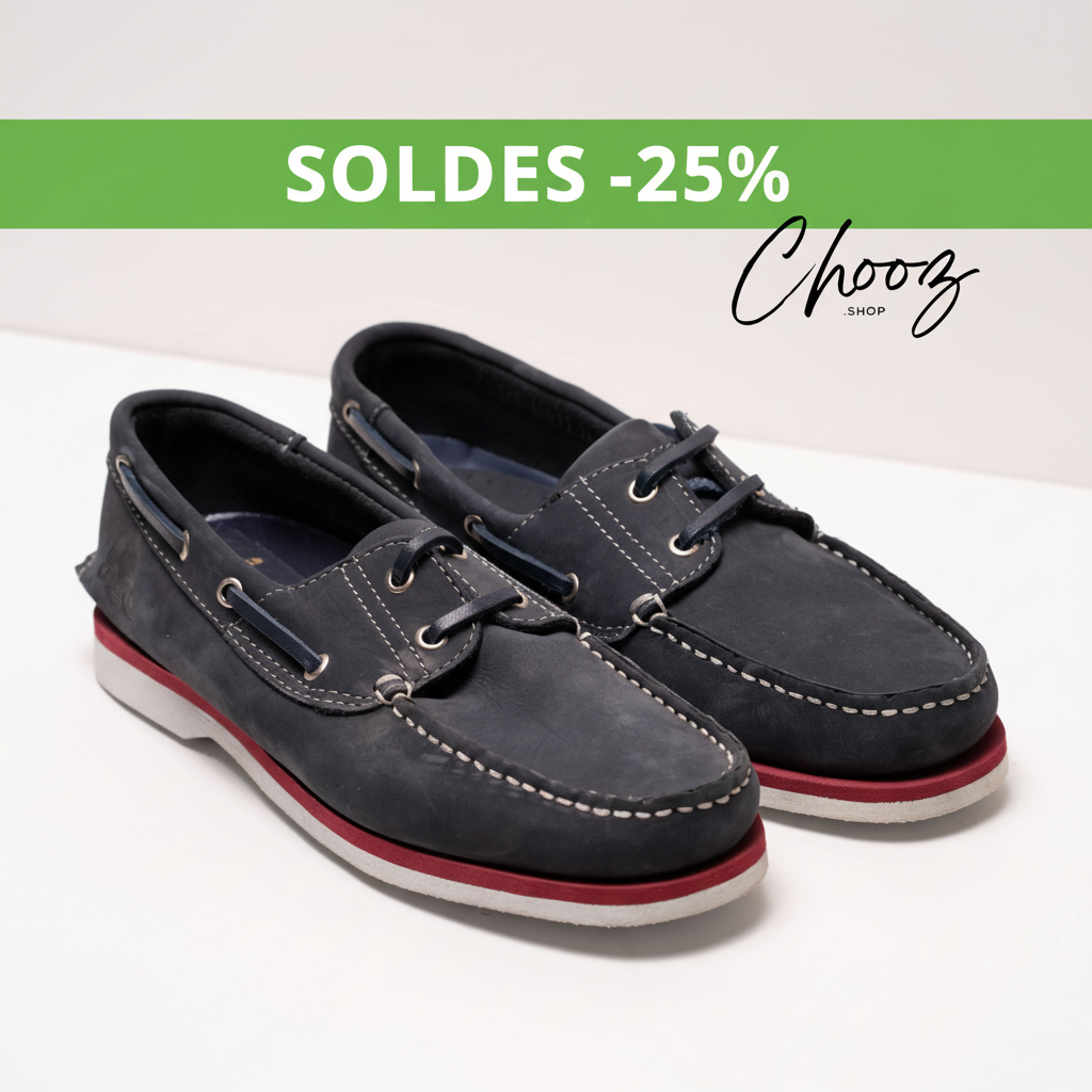 Publicité SOLDES -25% Chaussures Bateau