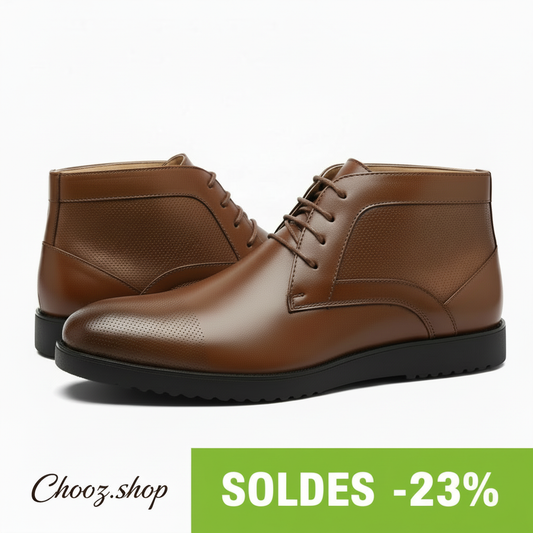 Publicité Soldes Bottines Marron