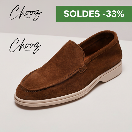 Publicité Soldes Mocassin Marron