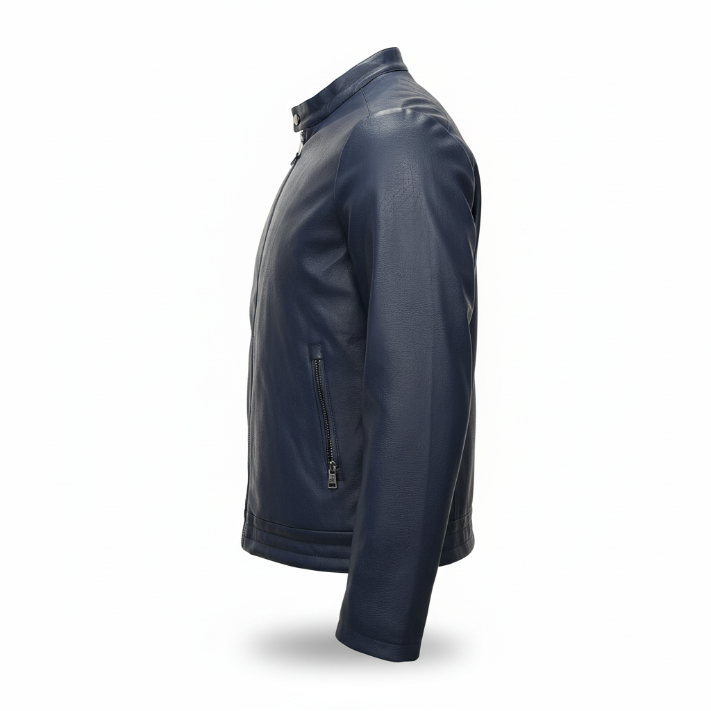 Veste simili cuir - Profil