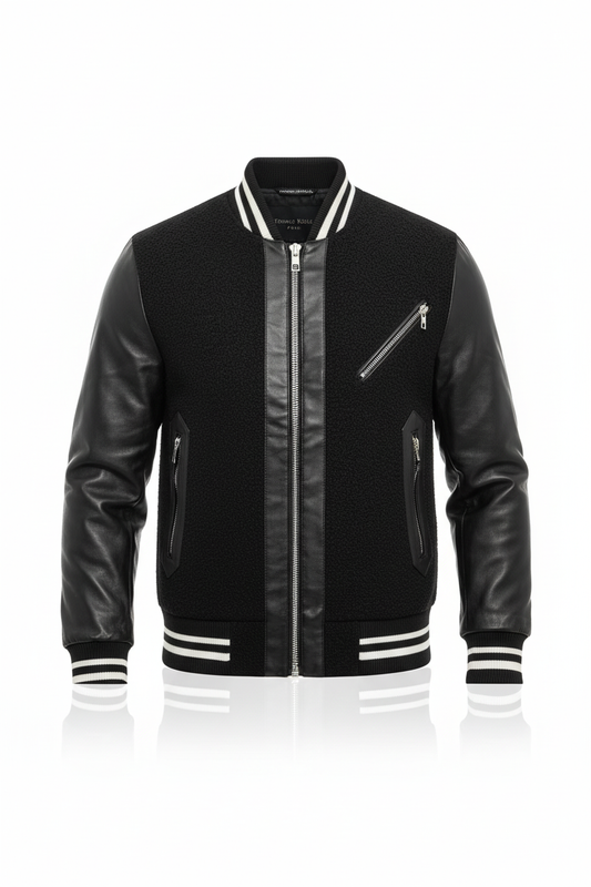 Vue de face bomber varsity